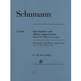 Henle Urtext Editions Schumann - Introduction and Allegro Appassionato for Piano and Orchestra, Op. 92