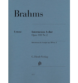 Henle Urtext Editions Brahms - Intermezzo in A Major, Op. 118, No. 2