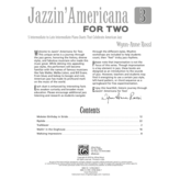 Alfred Music Jazzin' Americana for Two, Book 3