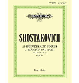 Edition Peters Shostakovich - 24 Preludes & Fugues Op.87 Vol.2
