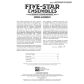 Alfred Music Five Star Ensembles, Book 1