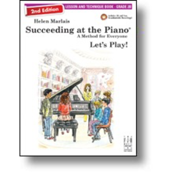 FJH Succeeding at the Piano Lesson and Technique Book - Grade 2B (2nd edition) (with CD)