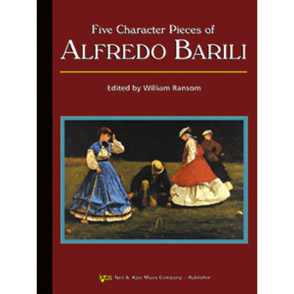Kjos FIVE CHARACTER PIECES OF ALFREDO BARILI