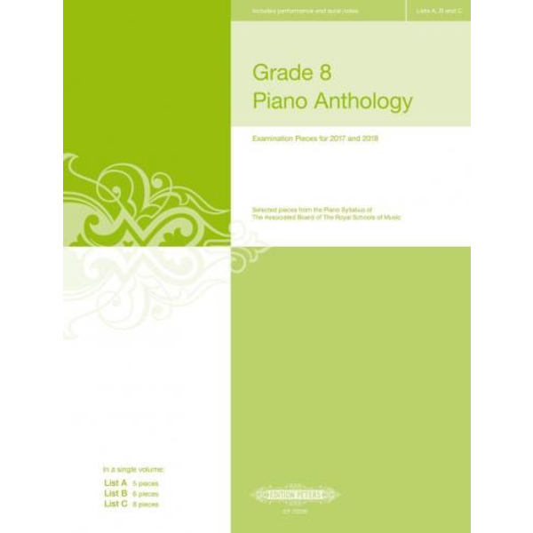 Edition Peters Grade 8 Piano Anthology - Editions Peters