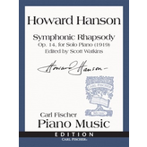 Carl Fischer Symphonic Rhapsody Op. 14, for Solo Piano (1919)