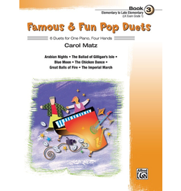Alfred Music Famous & Fun Pop Duets, Book 3