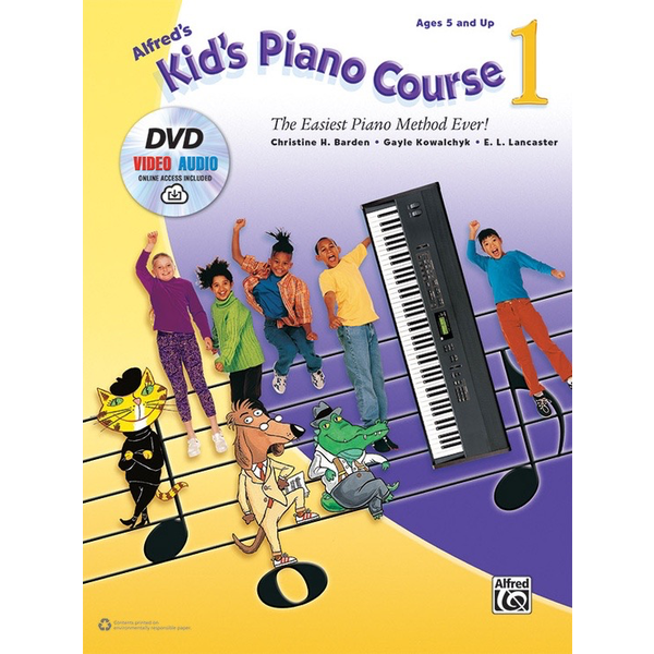 Alfred Music Alfred's Kid's Piano Course 1 (DVD)