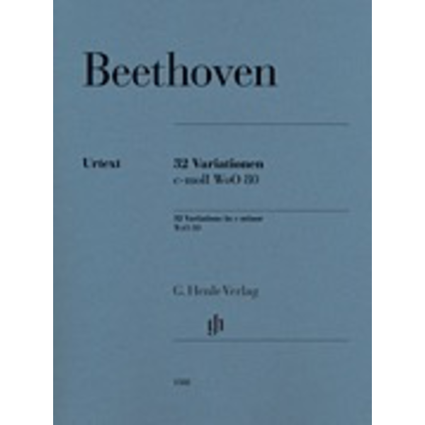 Henle Urtext Editions Beethoven - 32 Variations in C minor, WoO 80