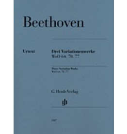 Henle Urtext Editions Beethoven - 3 Variation Sets: WoO 70, 64, 77
