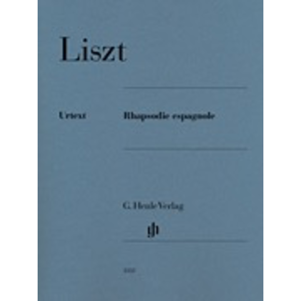 Henle Urtext Editions Liszt - Rhapsodie Espanole