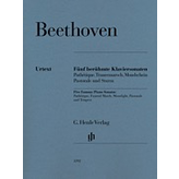 Henle Urtext Editions Beethoven - Five Famous Piano Sonatas