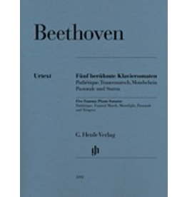 Henle Urtext Editions Beethoven - Five Famous Piano Sonatas