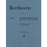 Henle Urtext Editions Beethoven - Five Easy Piano Sonatas