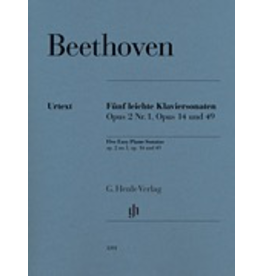Henle Urtext Editions Beethoven - Five Easy Piano Sonatas