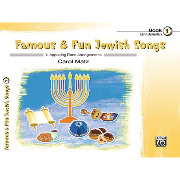 Schaum Famous & Fun Jewish Songs, Book 1