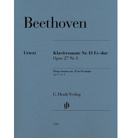 Henle Urtext Editions Beethoven - Piano Sonata No. 13 E-flat Major Op. 27 No. 1