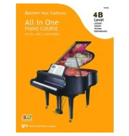 Kjos Bastien New Traditions: All In One Piano Course - Level 4B