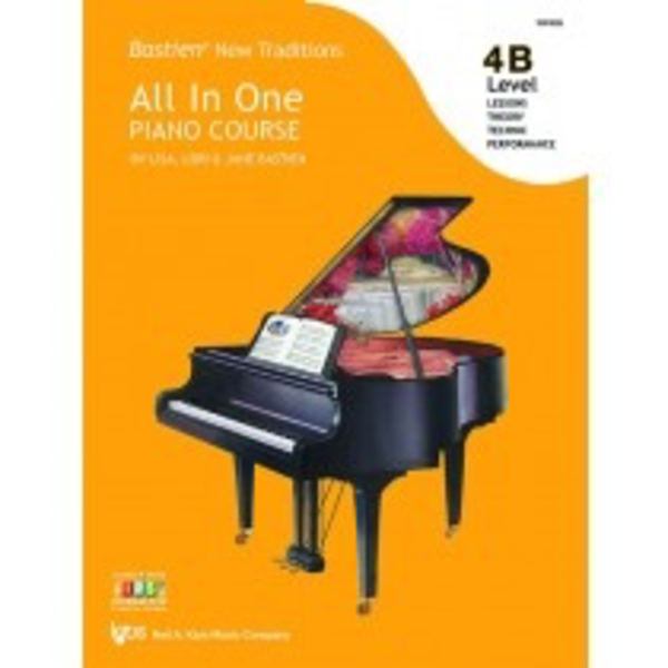 Kjos Bastien New Traditions: All In One Piano Course - Level 4B