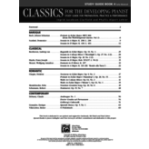 Alfred Music Classics for the Developing Pianist, Study Guide Book 4