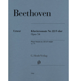 Hal Leonard Piano Sonata No. 22 F Major Op. 54 Revised Edition