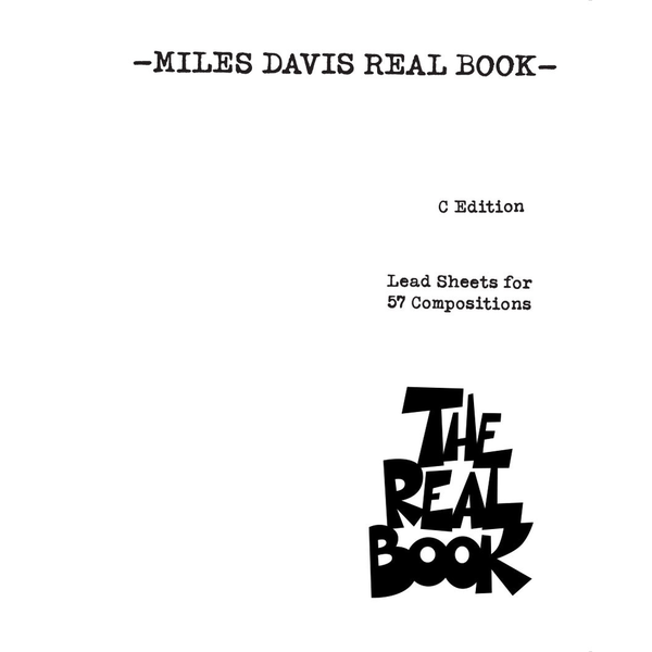 Hal Leonard Miles Davis Real Book
