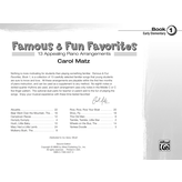 Alfred Famous & Fun Favorites, Book 1