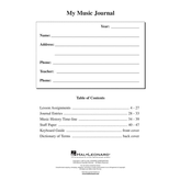 My Music Journal - Student Assignment Book