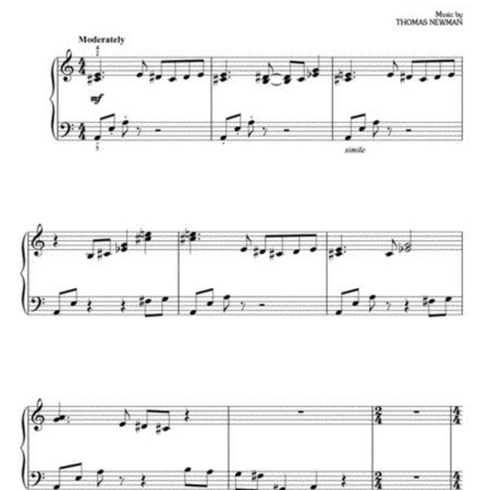 Hide And Seek (from Finding Dory) sheet music for piano solo