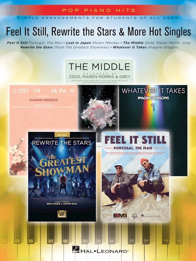 Feel It Still Rewrite The Stars More Hot Singles Pop Piano Hits Pianoworks Inc