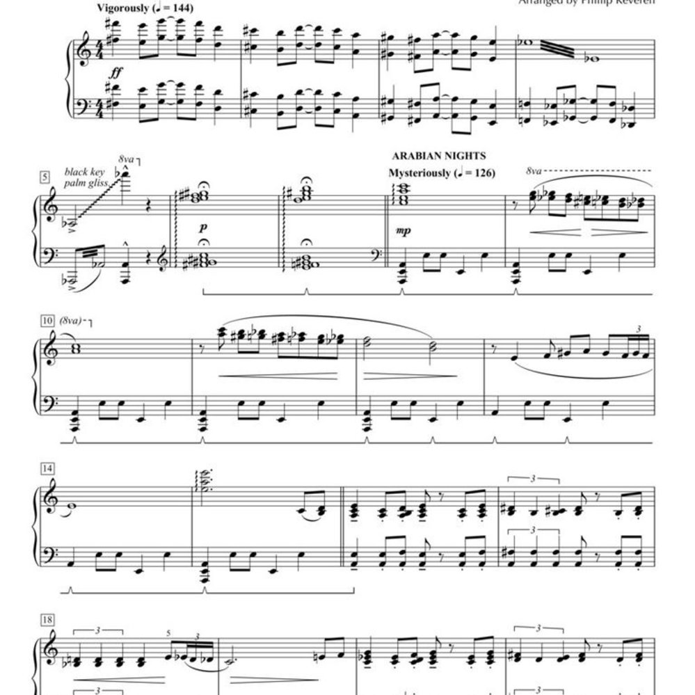 Twinkle, Twinkle Little Star (arr. Phillip Keveren) sheet music for piano  solo