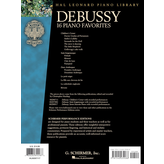 Schirmer Debussy – 16 Piano Favorites