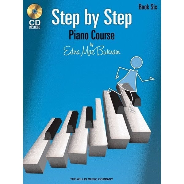 Willis Music Company Step by Step Piano Course - Book 6 with CD