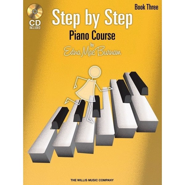 Willis Music Company Step by Step Piano Course - Book 3 with CD