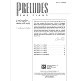 Alfred Preludes for Piano, Book 3