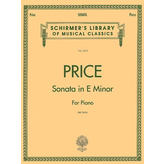 G. Schirmer, Inc. Price - Sonata in E Minor For Piano (NFMC)
