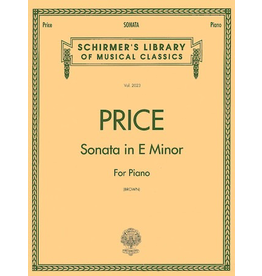 G. Schirmer, Inc. Price - Sonata in E Minor For Piano (NFMC)