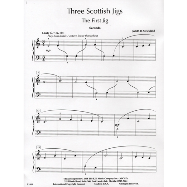 Three Scottish Jigs (NFMC) PianoWorks, Inc