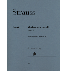 Henle Urtext Editions Strauss - Piano Sonata b minor op. 5