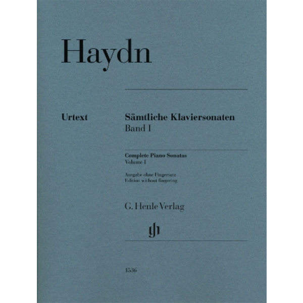 Henle Urtext Editions Haydn - Complete Piano Sonatas – Volume I w/o Fingering