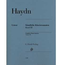 Henle Urtext Editions Haydn - Complete Piano Sonatas – Volume III w/o Fingering