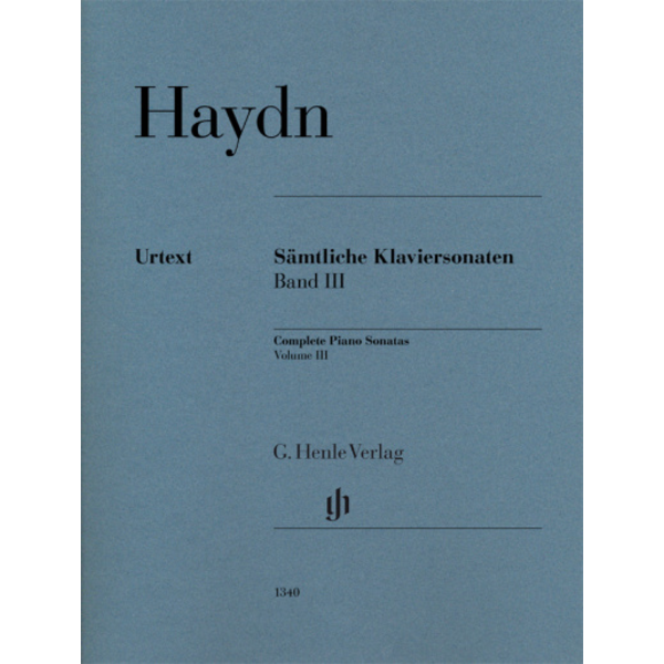 Henle Urtext Editions Haydn - Complete Piano Sonatas – Volume III w/o Fingering