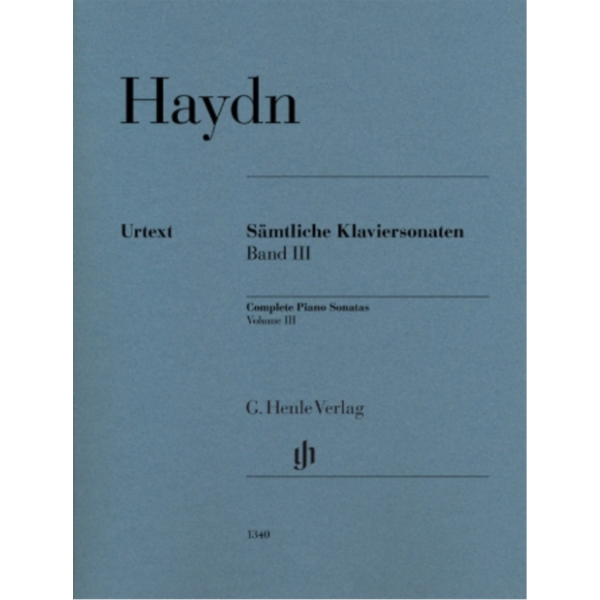 Henle Urtext Editions Haydn - Complete Piano Sonatas, Volume III (Revised)