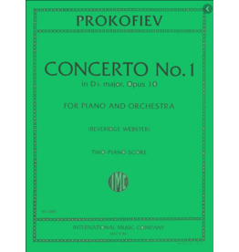 International Music Company (IMC) Prokofiev - Concerto No. 1 in Db major, Opus 10