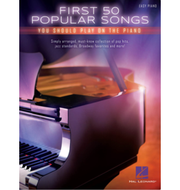 Hal Leonard First 50 Popular Songs You Should Play on the Piano