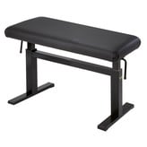 Hidrau Hidrau Chicago  30" Black Leather Hydraulic Adjustable Artist Piano Bench