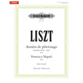 Edition Peters Liszt - Années de pèlerinage, Deuxième année – Italie