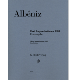 Henle Urtext Editions Albéniz - Three Improvisations 1903