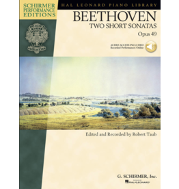 Schirmer Beethoven - Two Short Sonatas, Opus 49