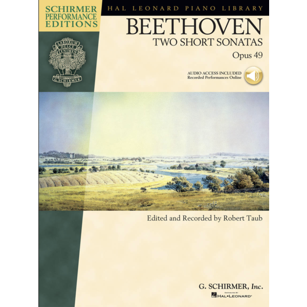 Schirmer Beethoven - Two Short Sonatas, Opus 49