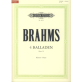 Edition Peters Brahms - 4 Ballades Op.10